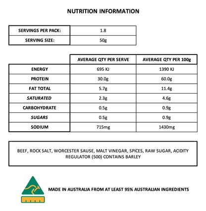 Sliced Biltong Box 400g